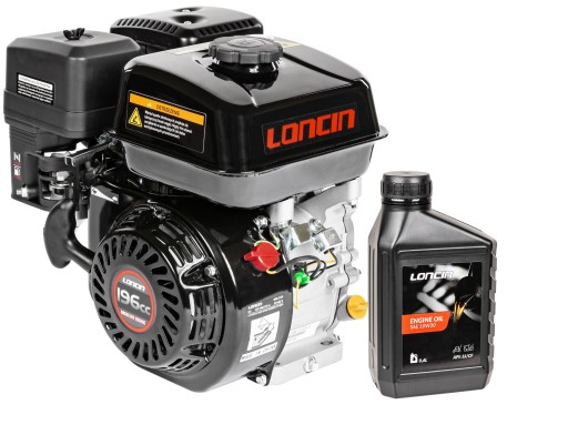 LONCIN SILNIK ZAGĘSZCZARKI G200F-A-S 6KM WAŁ TYP A 20x50mm OLEJ 10W30 600ml
