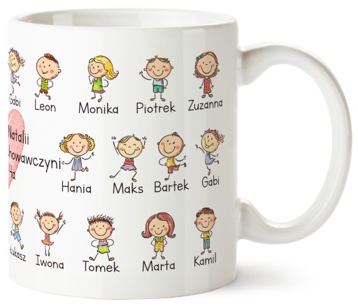 Kubek na Dzień Nauczyciela z imieniem z klasą Prezent