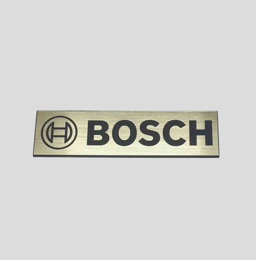 BOSCH naklejka emblemat 74 x 20 mm * ZŁOTA
