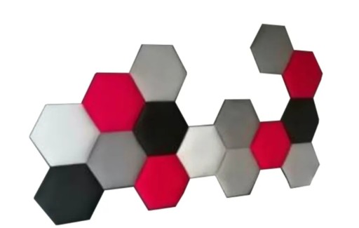 Panele Tapicerowane Heksagon 41x35,5 ZESTAW 20 Sztuk