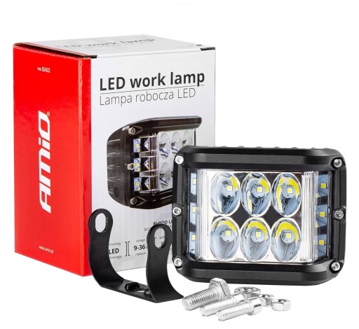 Lampa reflektor 12 LED 36W 12V 24V KOMBAJN CIĄGNIK