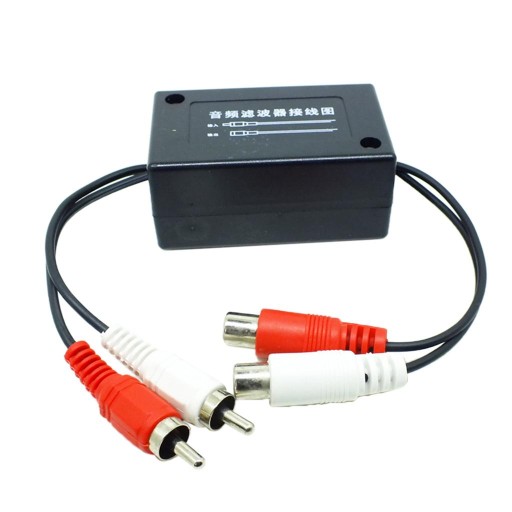 Filtr szumów audio wzmacniacza RCA