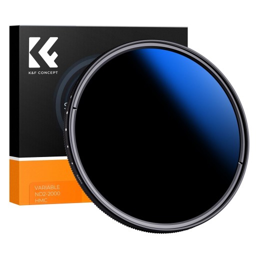 FILTR 52mm 52mm K&F CONCEPT Typ FADER SZARY REGULOWANY Nano-C ND2-ND2000