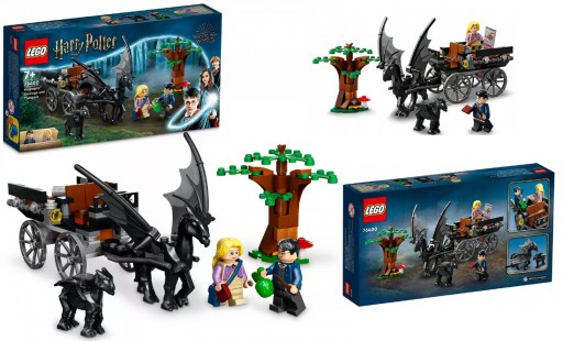 LEGO SUPER PREZENT ZESTAW HARRY POTTER TESTRALE I KARETA Z HOGWARTU