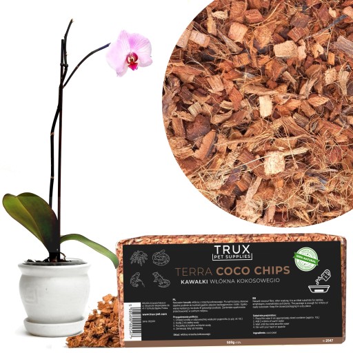 TRUX Terra Coco Chips 500g podłoże kokosowe, zrębki kokosowe, czipsy
