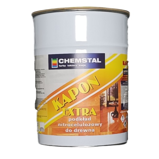 KAPON CHEMSTAL 5 LITRÓW - BEZBARWNY PODKŁAD DO DREWNA