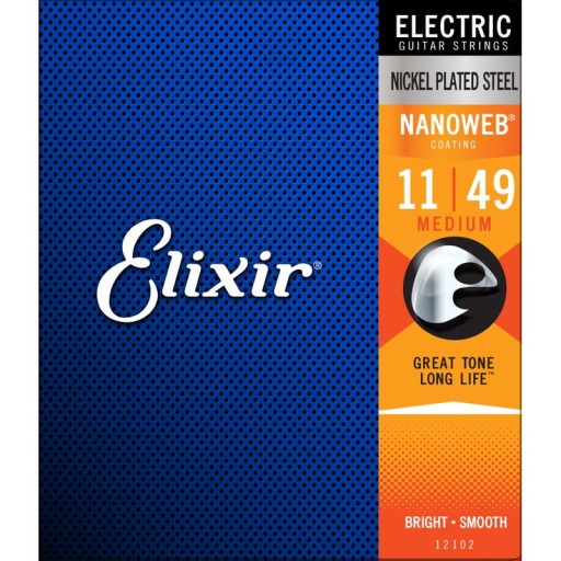 Struny Elixir NanoWeb 11-49 Medium (12102)