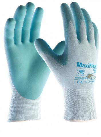 Rękawice ROBOCZE MONTAŻOWE ULTRALEKKIE Z ALOESEM MaxiFlex Active r. 7