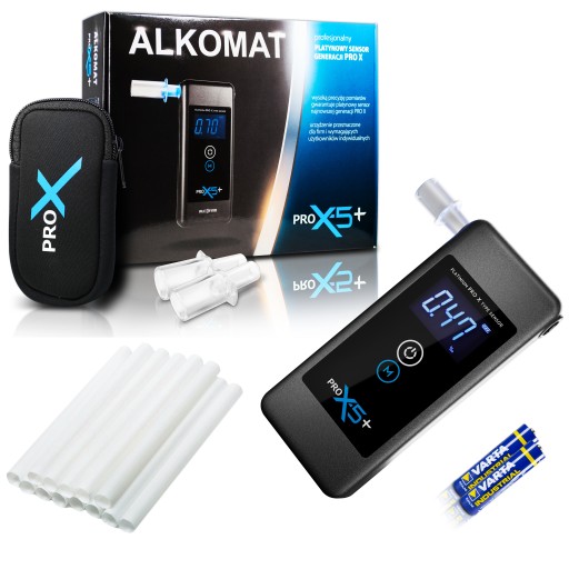 Alkomat AlcoFind PRO X-5 PLUS + 100 ustników