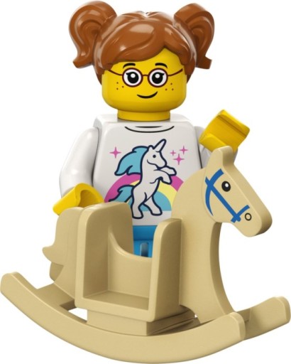LEGO 71037 Dziewczynka z konikiem na biegunach
