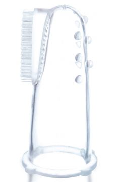 Akuku Silikonowa szczoteczka na palec A0393