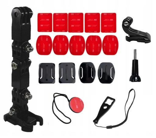 Zestaw Uchwytów Mocowań 3M na Kask SHOOT GoPro 10
