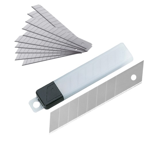 OSTRZA WYMIENNE 18 MM 10 SZTUK ŁAMANE OSTRZE