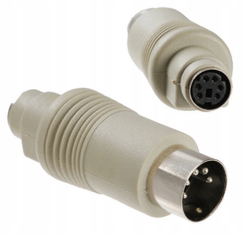 Adapter wtyk DIN gniazdo PS2 myszki złącze (4957)