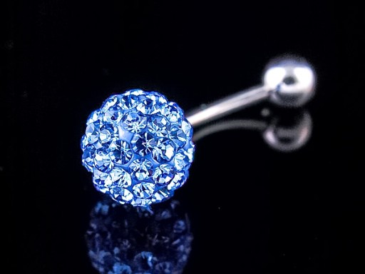PIERCING KOLCZYK DO PĘPKA * KULECZKA 8mm