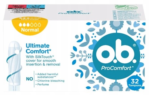o.b. ProComfort Normal tampony 32 sztuki