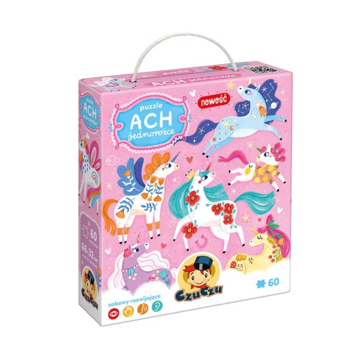 Пазл CzuCzu 60 деталей ACH UNICORNS Для детей 4+