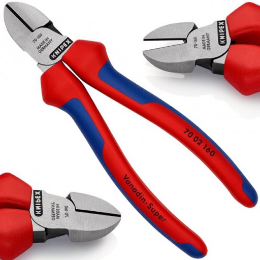 Knipex Szczypce Tnące Boczne Fosforanowane Czarne