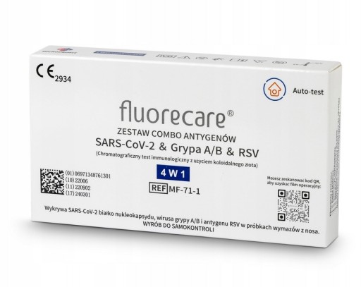 Test FLUORECARE COVID-19 Grypa AB RSV Combo 4w1 Data 15.07.2026
