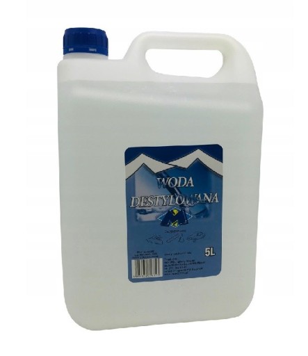 WODA DESTYLOWANA 5L
