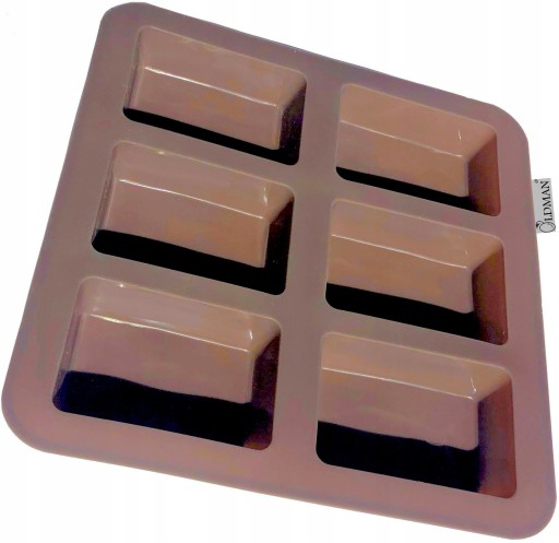 FOREMKA SILIKONOWA FORMA BATONIKI NA CIASTKA MINI KEKS OLDMAN 17x17cm