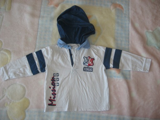 Bluzka z kapturem Early Days chłopięca r. 86