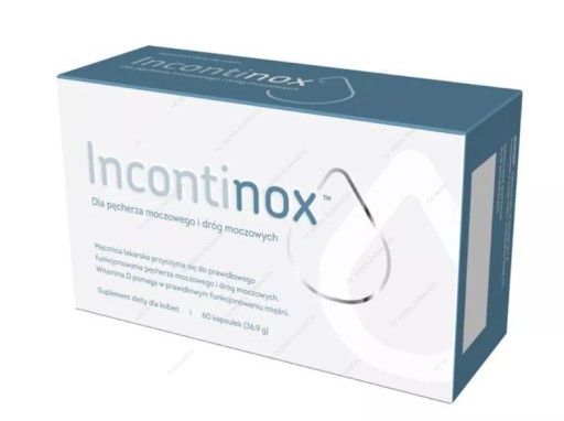 Incontinox 60 kapsułek PĘCHERZ MOCZOWY