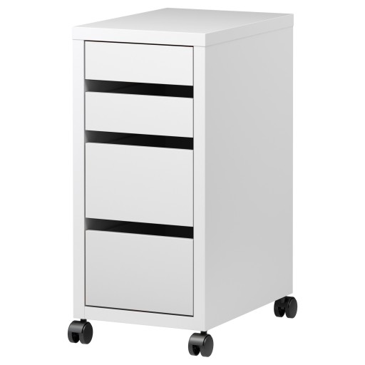 IKEA nowoczesna komoda na kółkach MICKE 50x75x35