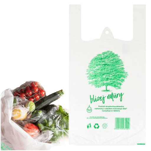 REKLAMÓWKI EKOLOGICZNE HDPE BIO EKO ECO 46x55 100