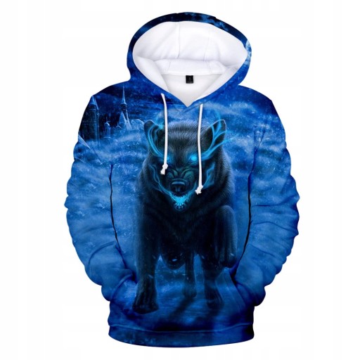 BLUZA 3D WILK WSZYSTKIE ROZMIARY WILKOR WZORY NOWA
