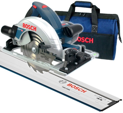 PILARKA TARCZOWA GKS 65 GCE BOSCH TORBA + SZYNA