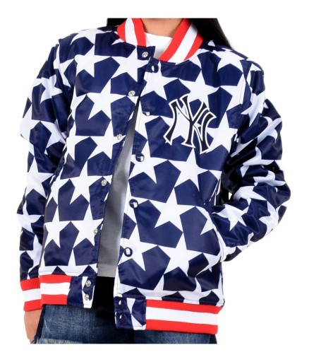 Kurtka bejsbolówka New York Yankees Majestic 140