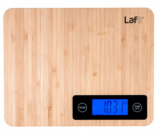 WAGA KUCHENNA LCD do 5 KG ELEKTRONICZNA BAMBUSOWA