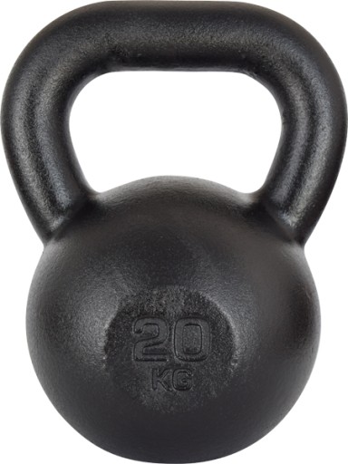 Kettlebell żeliwny odważnik kula kettle 20kg