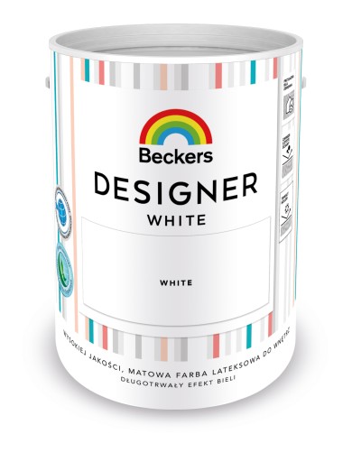 FARBA LATEKSOWA BECKERS DESIGNER WHITE 5 L