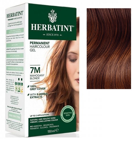 HERBATINT FARBA DO WŁOSÓW - Mahoniowy Blond 7M