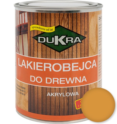 Lakierobejca do drewna Dukra 2,5l DĄB JASNY
