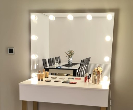 Lustro 100x80 do makijażu wizażu make up Hollywood