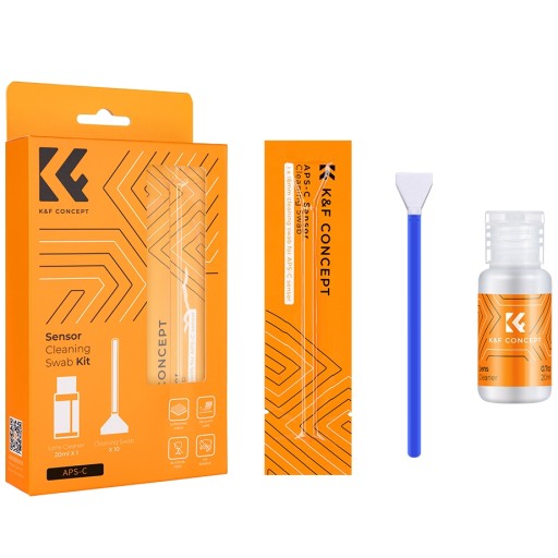 Duży zestaw czyszczący do czyszczenia matrycy aparatu APS-C 16mm K&F Concep