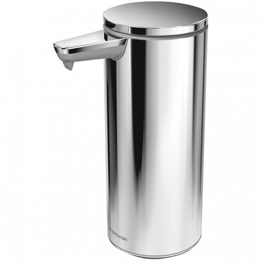 Bezdotykowy dozownik mydła stojący Simplehuman 266 ml chrom