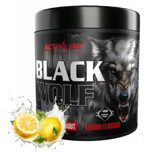 ACTIVLAB BLACK WOLF 300g PRZEDTRENINGÓWKA ENERGIA POBUDZENIE WYTRZYMAŁOŚĆ