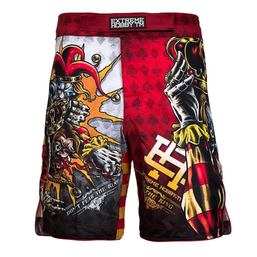 Spodenki Grappling KILLER CARDS 2 RED M EXTREME HOBBY