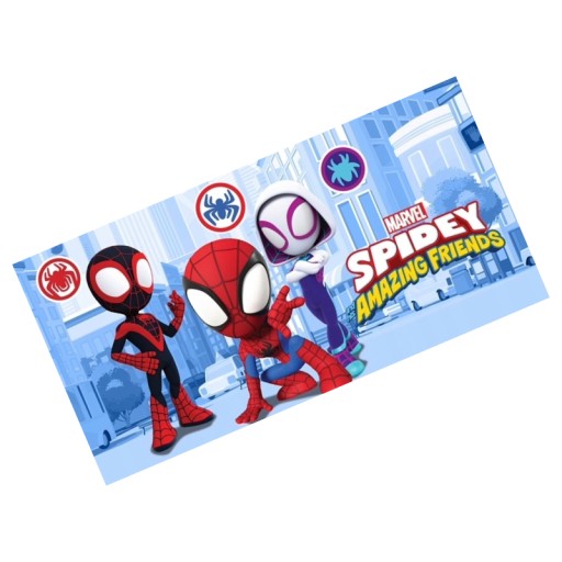 RĘCZNIK SPIDEY FRIENDS SPIDERMAN 140x70 Kąpielowy Plażowy Bawełniany