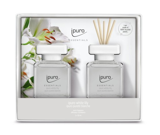 Zestaw 2 x 50 ml, WHITE LILY, ipuro Essentials
