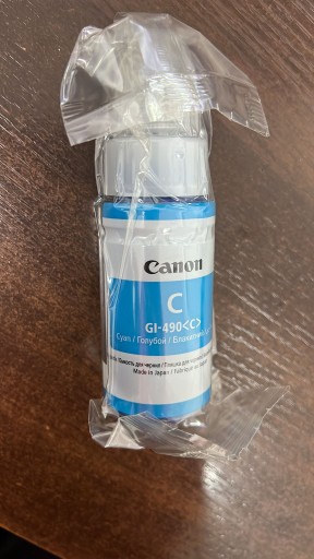 Tusz CANON GI-490 C - błękitny