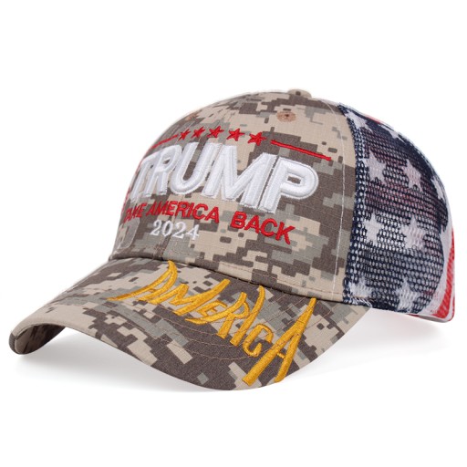 Czapka Donald Trump 2024 USA 3D haft partii baseba