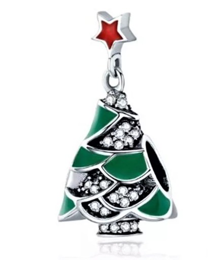 SREBRNY CHARMS CHOINKA NA ŚWIĘTA 925