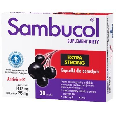 SAMBUCOL EXTRA STRONG 30 kapsułek