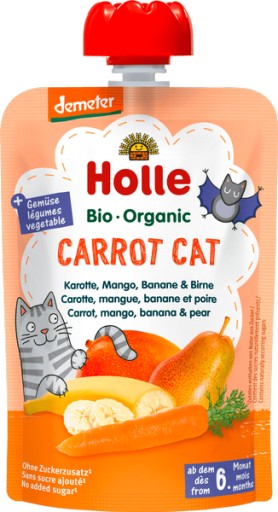 HOLLE BIO Mus z Marchewki Mango Bananów i Gruszek