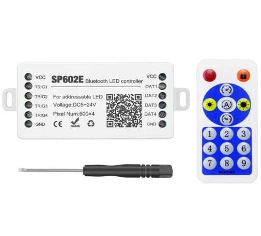 Sterownik SP602E kontroler LED ARGB WS2812B WS2811